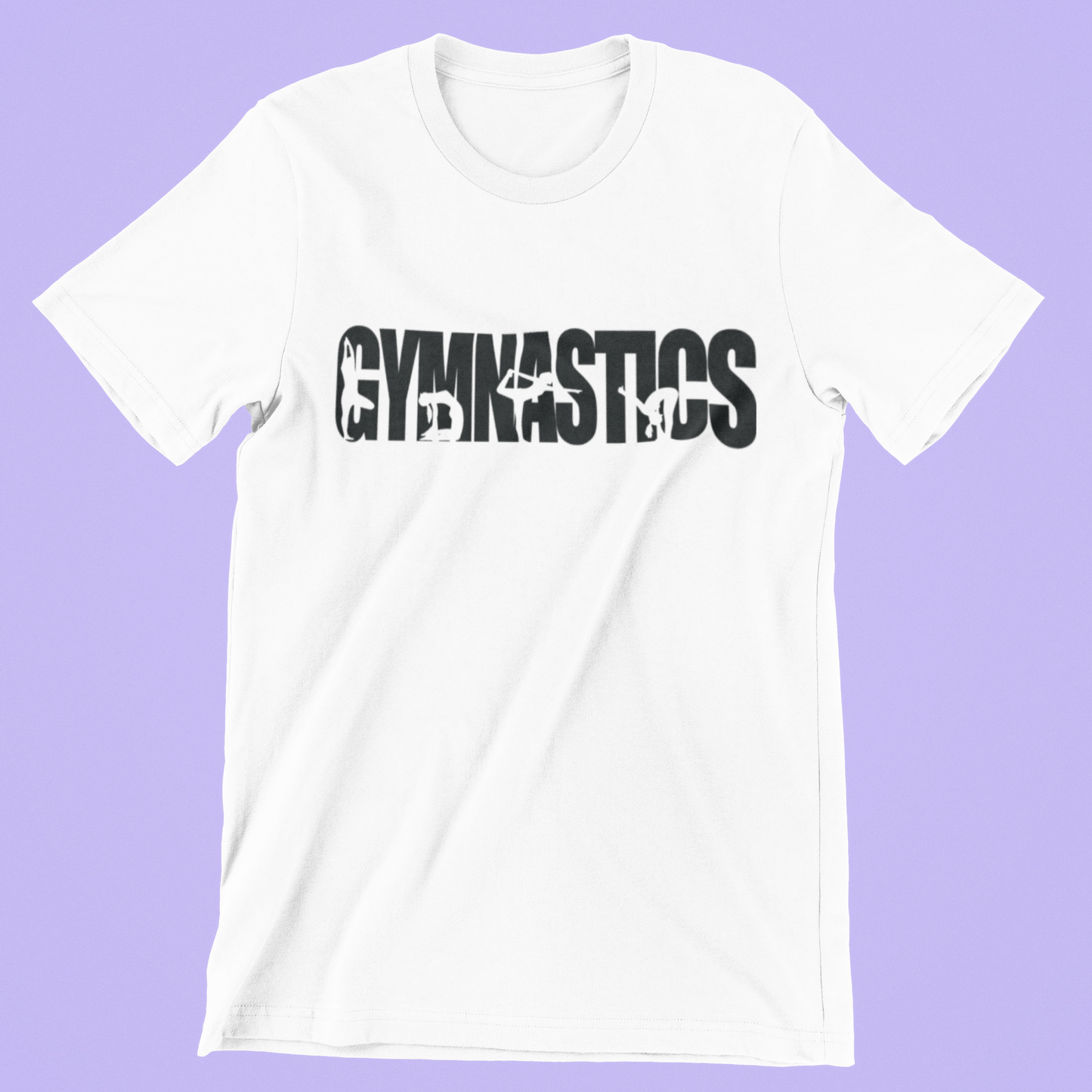 Gymnastics cutout white