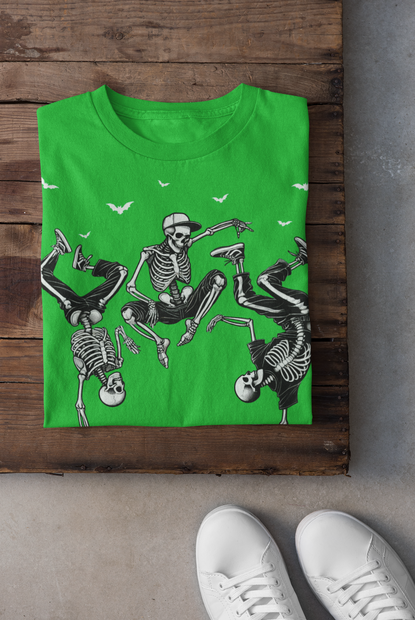 Halloween Breakdance skeleton