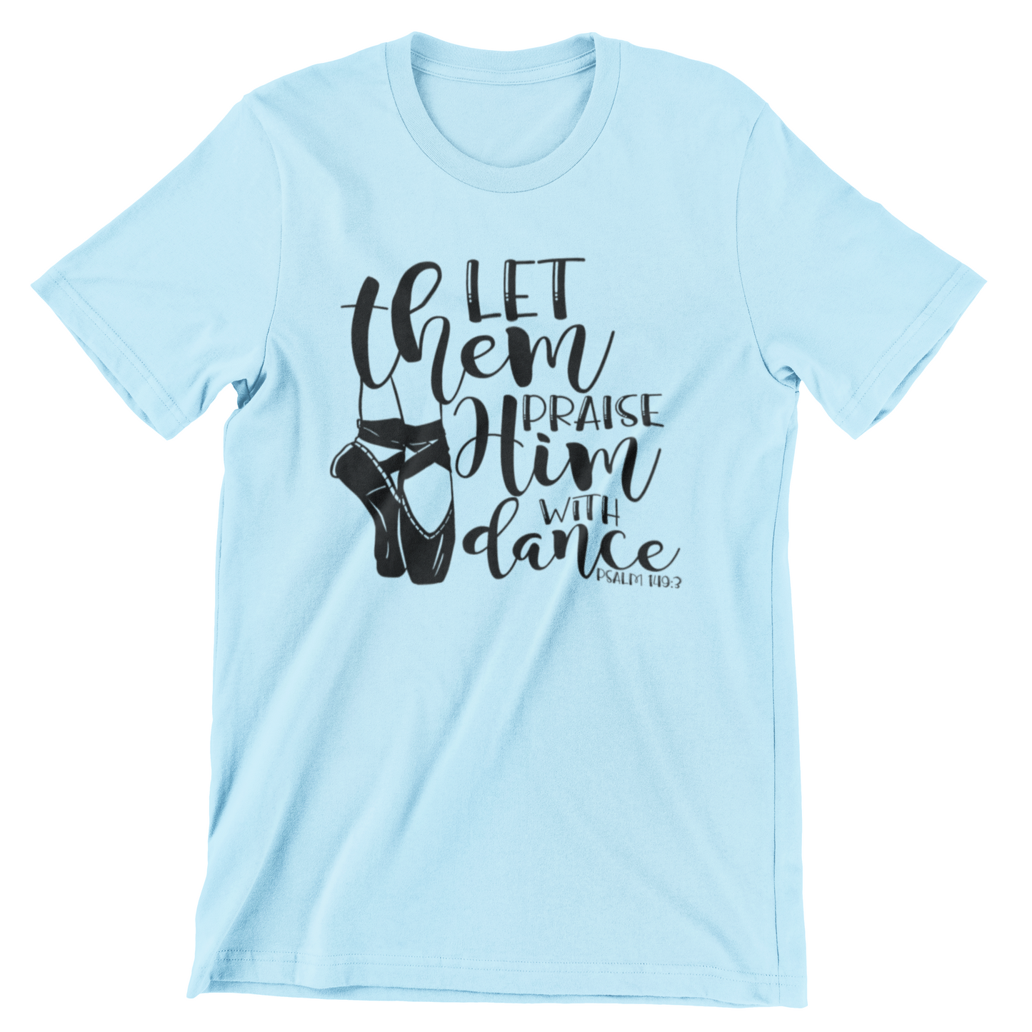 Praise Dance Pointe Shoes Light Blue