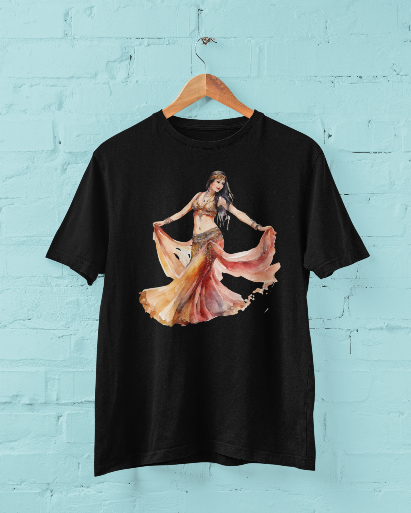 Pink Belly Dance on Black