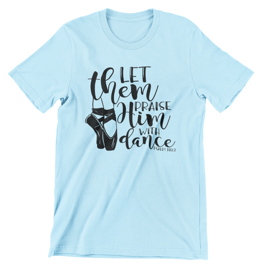 Praise Dance Pointe Shoes Light Blue