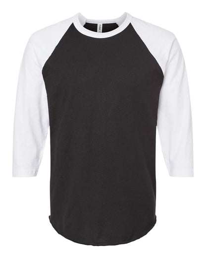 Unisex Raglan Quarter Sleeve T-shirt