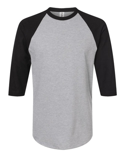 Unisex Raglan Quarter Sleeve T-shirt