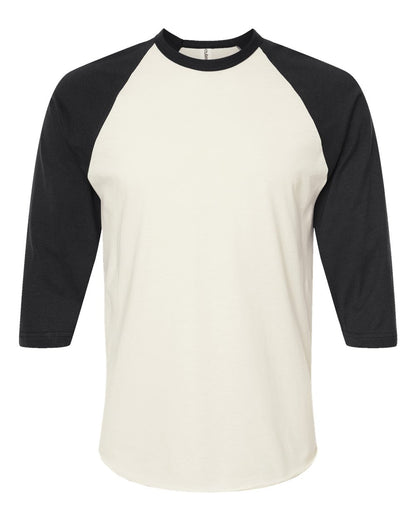 Unisex Raglan Quarter Sleeve T-shirt
