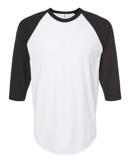 Unisex Raglan Quarter Sleeve T-shirt