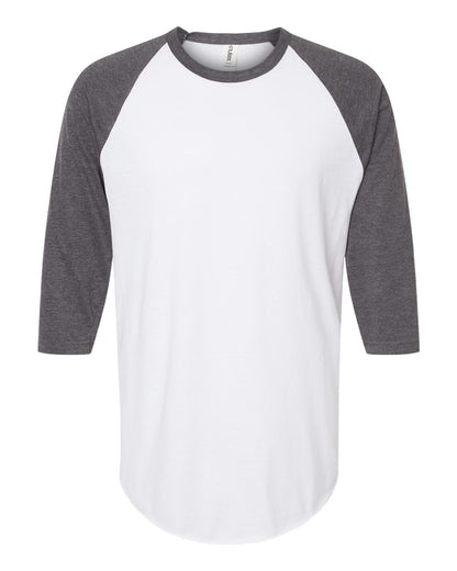 Unisex Raglan Quarter Sleeve T-shirt